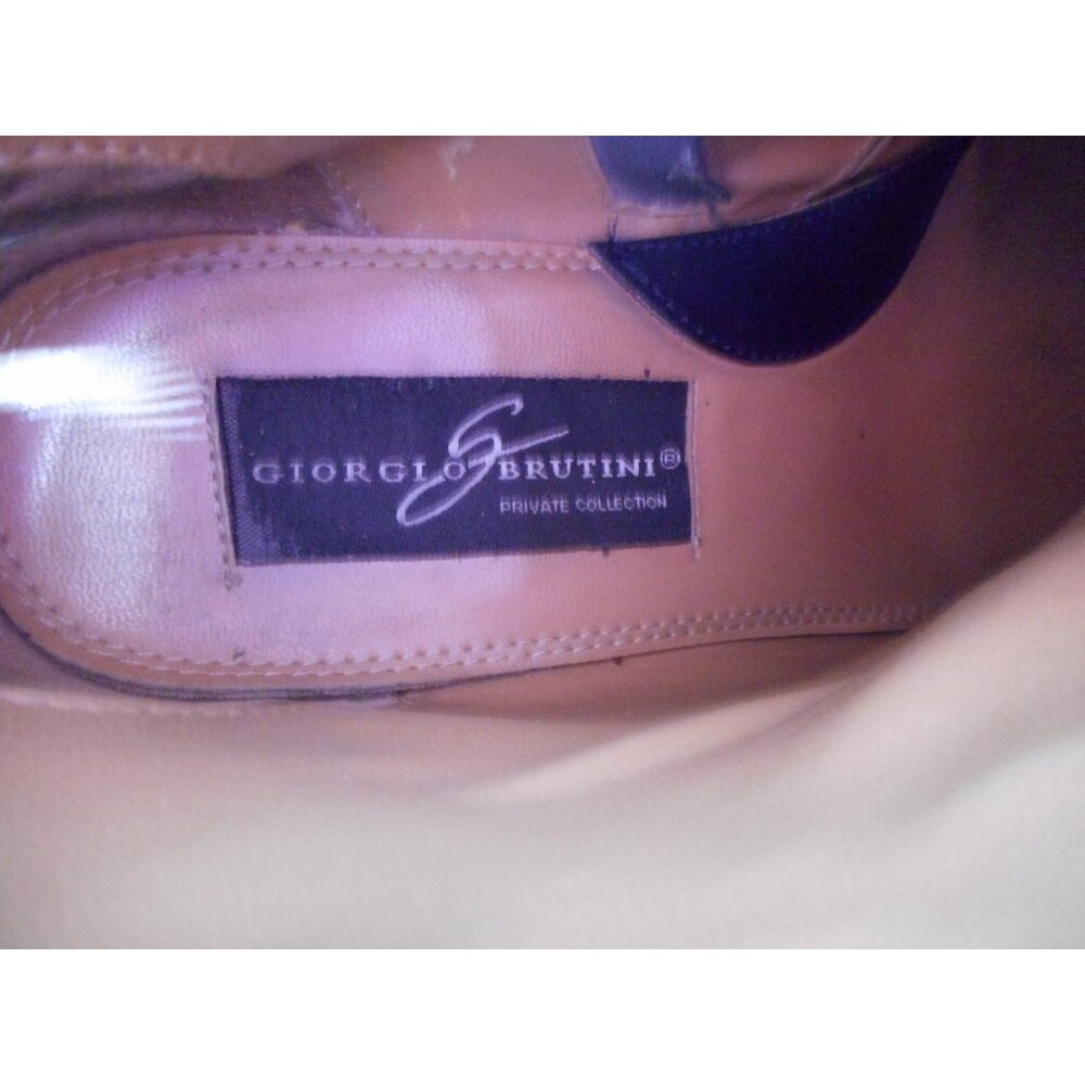 Giorgio Brutini Men’s Dumont Boot BLUE Size 8 M 155482 Genuine Leather side Zip - Picture 6 of 12